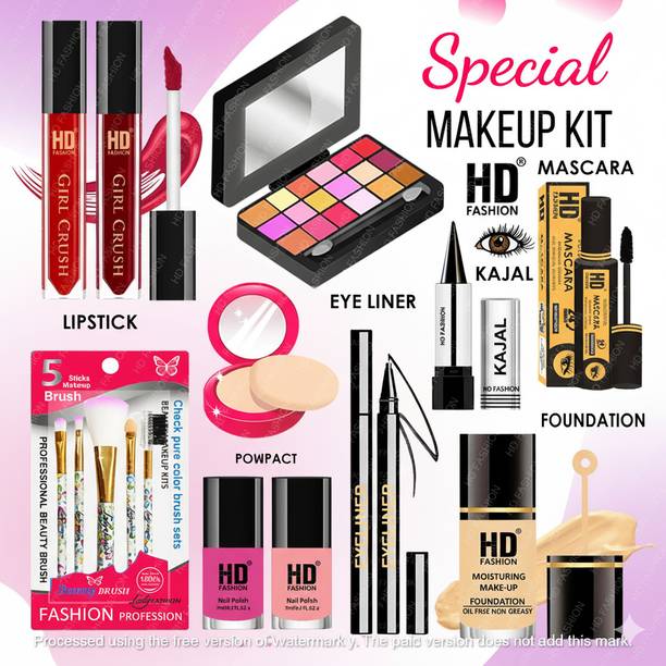 HD Fashion Radiant & Flawless Beauty Makeup Kit Sets for Professionals & Beginners HD-67