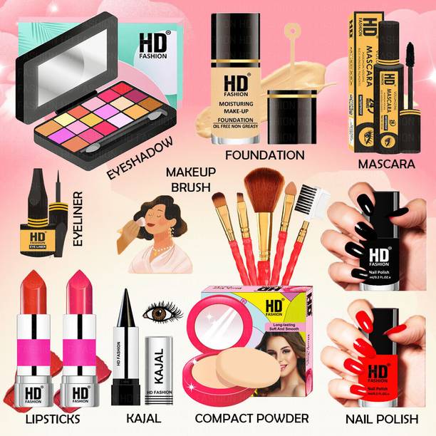 HD Fashion Makeup Kit Combo Full Set for Women-All Essentials Beauty Gift set for Girls 316