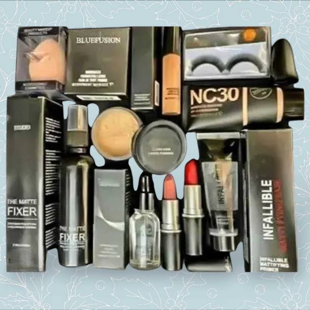 brown blush Essential 10pcs Makeup Kit Combo for Women