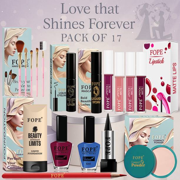 FOPE Makeup Kit Waterproof for Beginners daily use waterproof long stay makeup