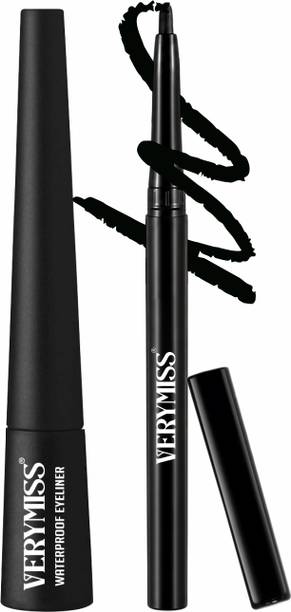 VERYMISS Eye Essentials Duo | Waterproof Kajal and Matte Liquid Eyeliner