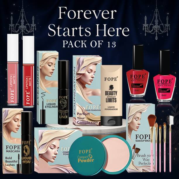FOPE All In One Makeup Kit Bridal Ready Waterproof Texture Perfect Wedding Look