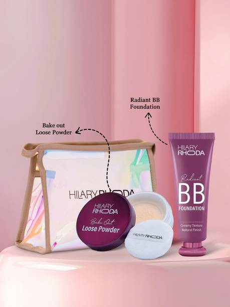 Hilary Rhoda BB Cream & Loose Powder Duo | Travel-Friendly Makeup Kit for Women