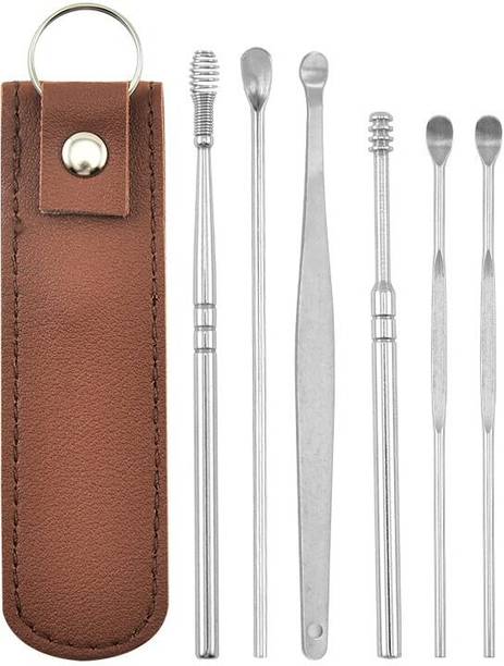 Taxila 6 Pcs Ear Cleaning Tools kit Ear Wax Picker Ear Wax Cleaner for Baby and Adults Electric Ear Cleaner