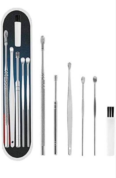 FRIPPE 6 Pcs Ear Wax Cleaner Pick Earwax Removal Kit, Ear Cleansing (20 g set of 1)