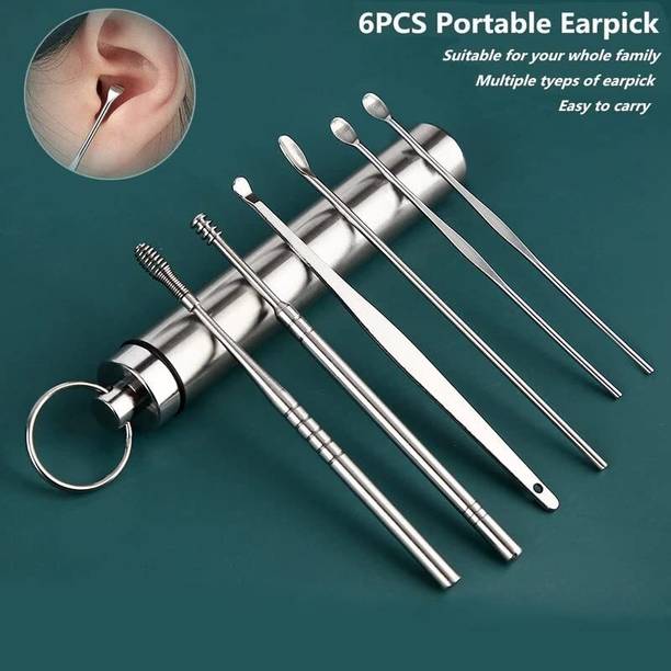 Taxila 6 pcs Ear Cleaner Set | Ear Wax Remover Electric Ear Cleaner Electric Ear Cleaner