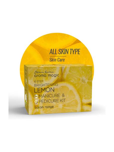 Aroma Magic Lemon Brightening Pedicure & Manicure Kit 6 in 1