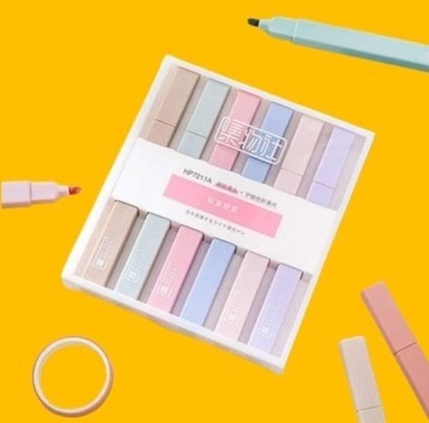 Zivaro Multicolor Study Kit Writing Tool Exam Prep Stationery Soft Color Aest