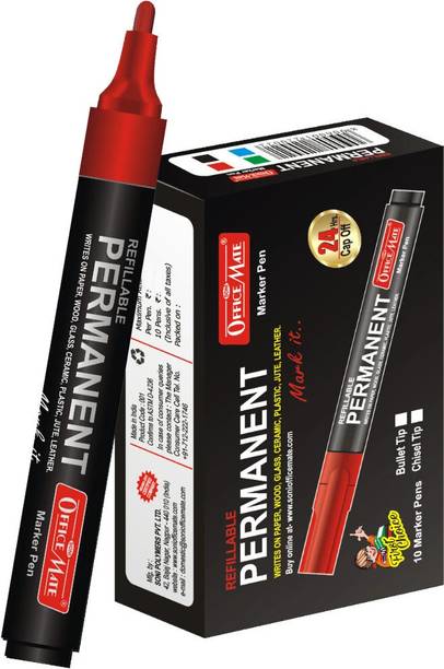 Soni Officemate Permanent Marker For Office,Collage