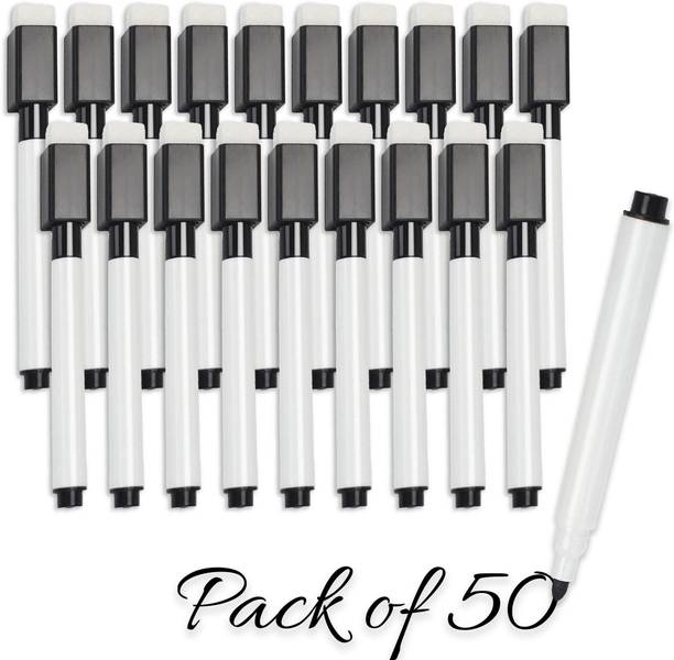 Eduway Magnetic Marker for Whiteboard | Dry Erase Magnetic Marker with Soft Eraser