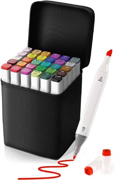 Wynhard Color Marker set 30 Pcs Alcohol Marker Pen Set Dual Colour Markers pen