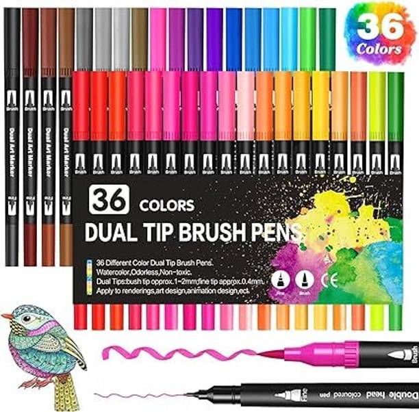 Price History of Premium Brush Pen Set Sketch Pen Set Drawing Pen Dual ...