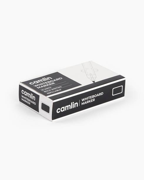 Camlin WhiteBoard Marker Black Pack of 10