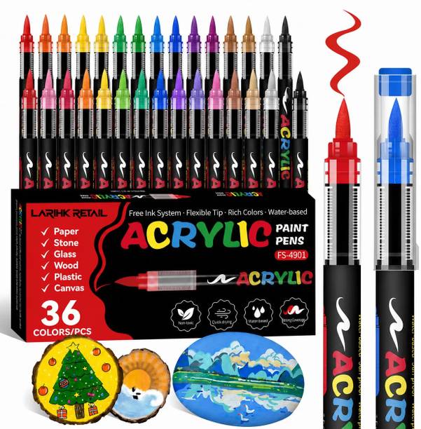 LarihkRetail Acrylic Paint Pens Water Based Paint Markers