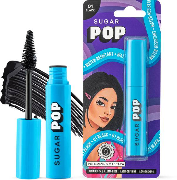 शुगर पॉप Volumizing Mascara Black | Clump-free | Volumizes | Lengthens | Smudge-proof 9 ml