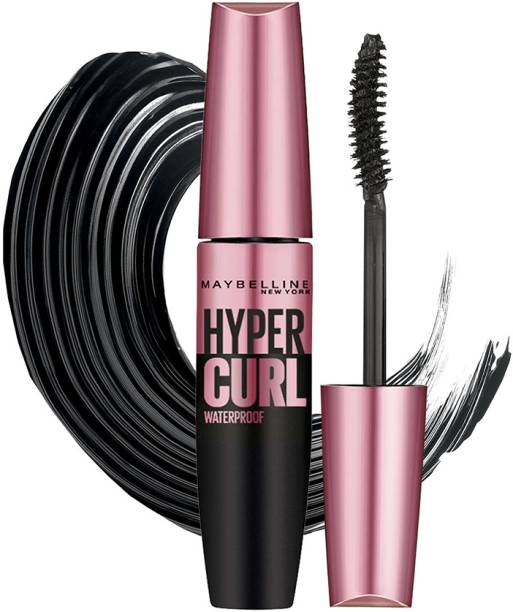 MAYBELLINE NEW YORK Hypercurl Waterproof Mascara, Longlasting, Curls Lashes, Highly Pigmented Colour 9.2 ml