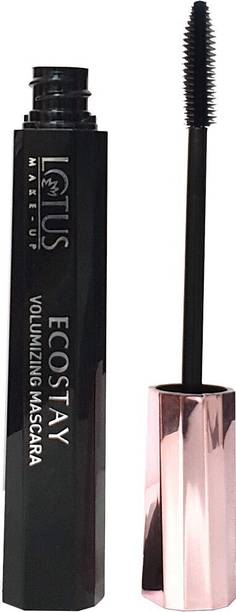 LOTUS MAKE - UP Ecostay Volumising Mascara | Smudge Proof | With Vitamin E & Almond Oil | 10g 10 g