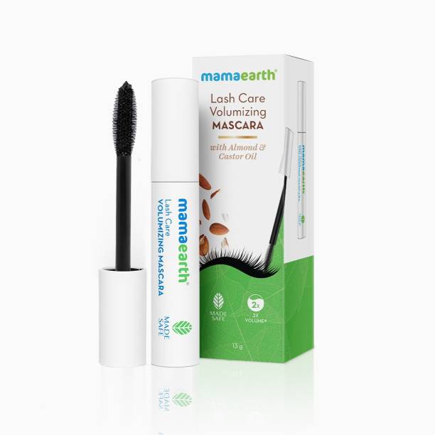 Mamaearth Lash Care Volumizing Mascara with Castor Oil & Almond Oil for 2X Instant Volume 13 g