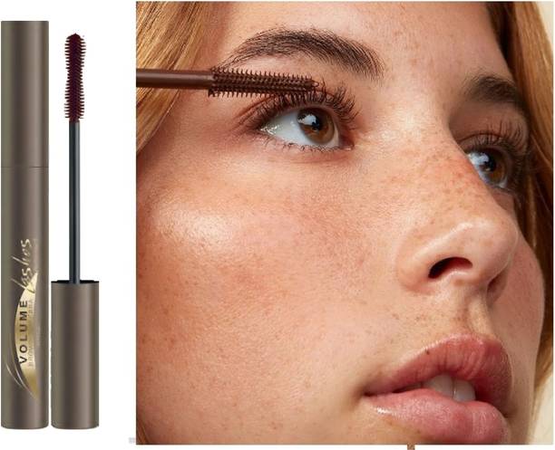 Rudvya Korean Brown Volumizing Mascara, Waterproof & Smudge-Proof, Long-Lasting 9 ml