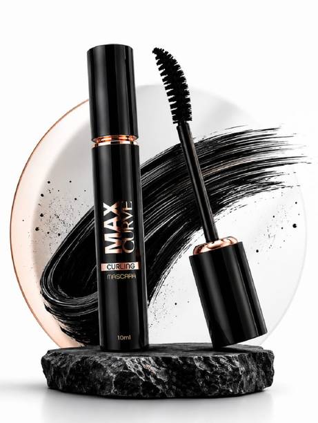 Gaurna Curling Mascara 10ml Long Lasting Eyelash Mascara for Volume & Lift Pack of 1 10 ml