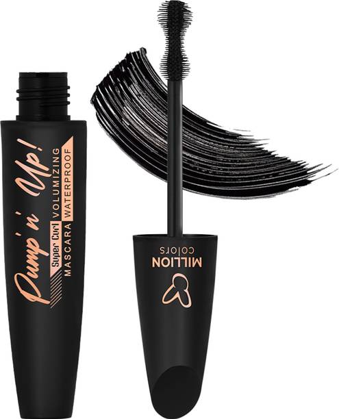 Million Colors Volumizing Mascara| Waterproof and Smudge Proof with Intense Jet Blak Color 7 ml