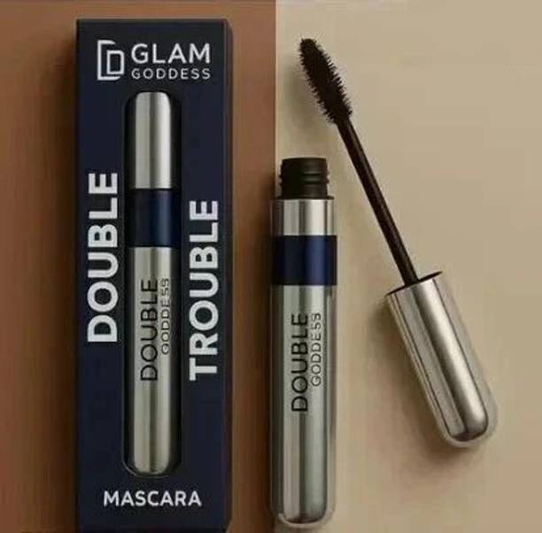 GLAM GODDESS 2 Step Volumising and Lengthening Long Lasting Double Trouble Mascara 15 ml