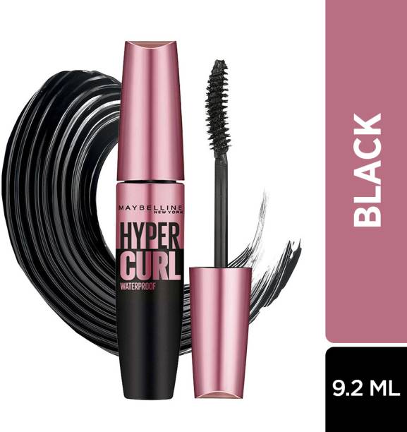 MAYBELLINE NEW YORK Hypercurl Waterproof Mascara, Longlasting, Curls Lashes, Highly Pigmented Colour 9.2 ml