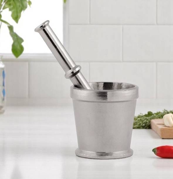 BIZOLO Stainless steel Heavy Mortar And Pestle Set BZ151 Stainless Steel Masher