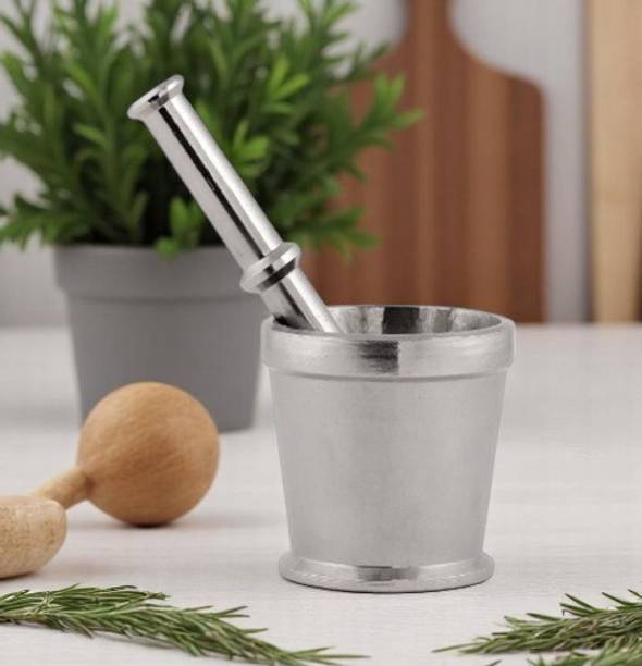 BIZOLO Stainless steel Heavy Mortar And Pestle Set BZ175 Stainless Steel Masher