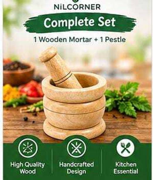 NILCORNER OKHLI-4 Wood Masher