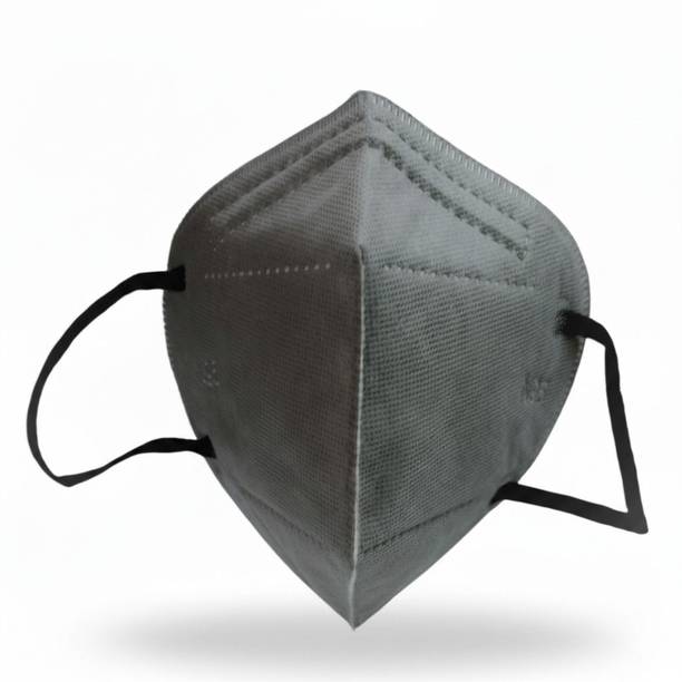 7SHIELD Grey N95 Medical Mask High-Performance Healthcare and Personal Use For Medical,Industrial,Travel 5-Ply Grey N-95 Washable, Reusable, Water Resistant