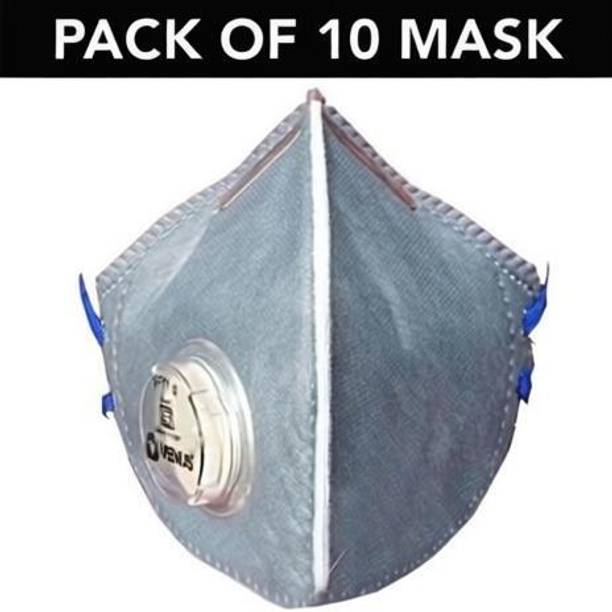 Venus Safety and Health Mask With Adjustable Nose Clip ISI Certified Mask Universal Size Mask Multi Layer High Quality Premium Mask Protective Fabric Reusable Face Mask For Men Women Kids Mask Anti Pollution Mask Anti Virus Mask With Adjustable Head Loop Ear Loop Mask Made in India Mask Pack of 10 Mask Washable Mask Grey Fabric Mask Reusable, Washable