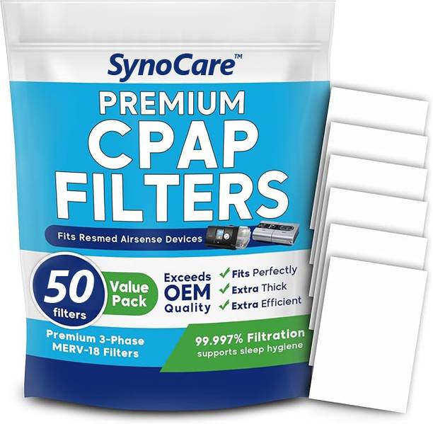 SynoCare CPAP/BiPAP Hypoallergenic Filter for S9 and AirSense 10 Models | Durable, Clean & Green Filter, Keeps Air Fresh and Ensures Optimal Performance