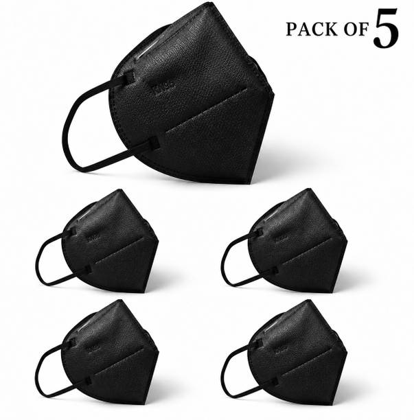 7SHIELD Black N95 Medical Mask High-Performance Healthcare and Personal Use 5-Ply Black N-95 Reusable, Washable, Water Resistant