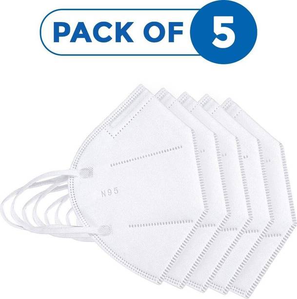 C-Cure N95 Mask 5-Layer Melt Blown Filter Breathable Anti-Dust Respirator Face Mask CZDN95FM-5 Non-Reusable Surgical Mask With Melt Blown Fabric Layer