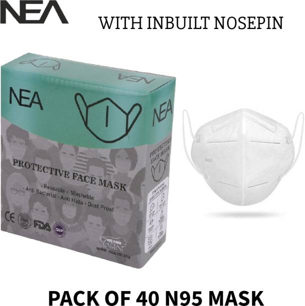 Nea N95 Mask Washable , Reusable Face Mask BIS Certified Mask FFP2 S New Mask Men mask respirator 65 Water Resistant, Reusable, Washable