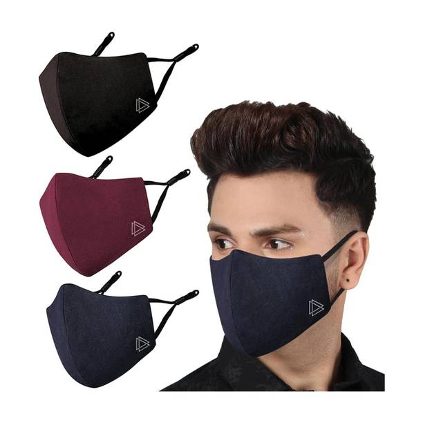 MASQ Anti-Pollution Anti-Bacterial BFE>99% 4 Layer Protective Face Mask for man Blend Cloth Mask