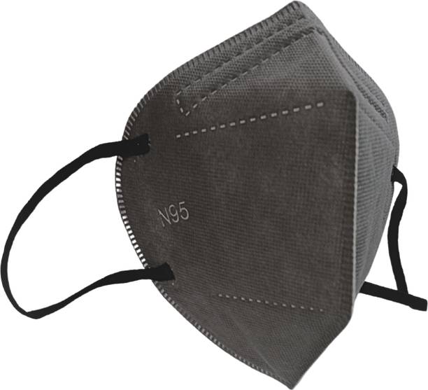 tick mark Grey N95 Medical Mask Breathable, Healthcare and Personal Use 5-Ply Grey N-95 Reusable, Washable, Water Resistant