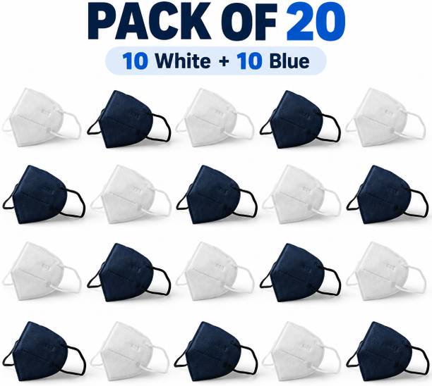 7SHIELD Reusable Face Mask Bis Certified Mask FFP2 S Mask Men,Women N95 MASK N-95 Reusable, Water Resistant, Washable