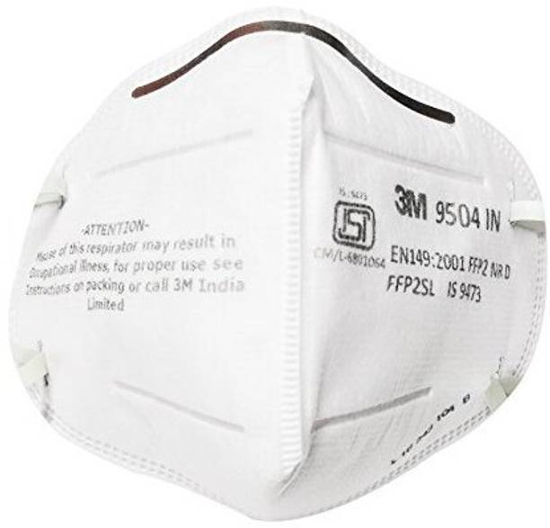 3M N95 FFP2 Disposable Respirator Mask with Nose Clip, Anti-Dust & Pollution 9504IN