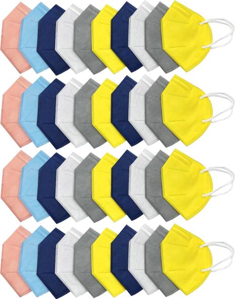 KGKR 5 Layers N95 Reusable, Washable, Water Resistant Mask For Mens ,Womens ,Kids. N95 Mask- 40 Pcs Reusable, Washable, Water Resistant