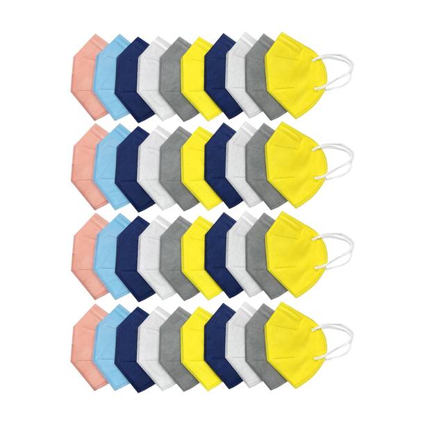 KGKR 5 Layers N95 Reusable, Washable, Water Resistant Mask For Mens ,Womens ,Kids. N95 Mask- 40 Pcs Reusable, Washable, Water Resistant