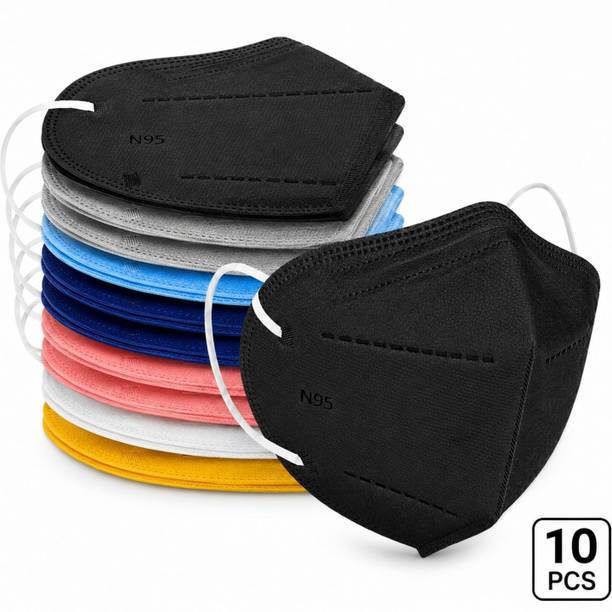 The Divine Exports N95 Face Mask for Dust, Pollution & Daily Protection N95_10pcs Reusable, Washable
