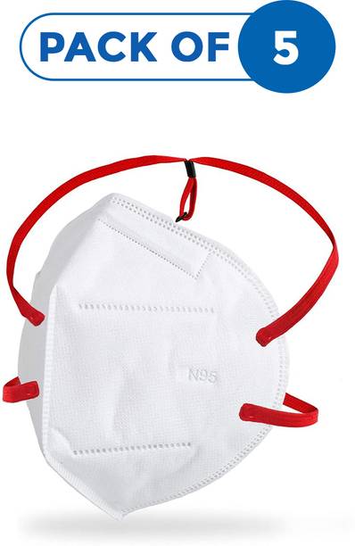 C-Cure Headloop N95 Face Mask for Men | Non-Woven 5 Layer Protection | Mask for Men N95 Protective Face Mask Reusable