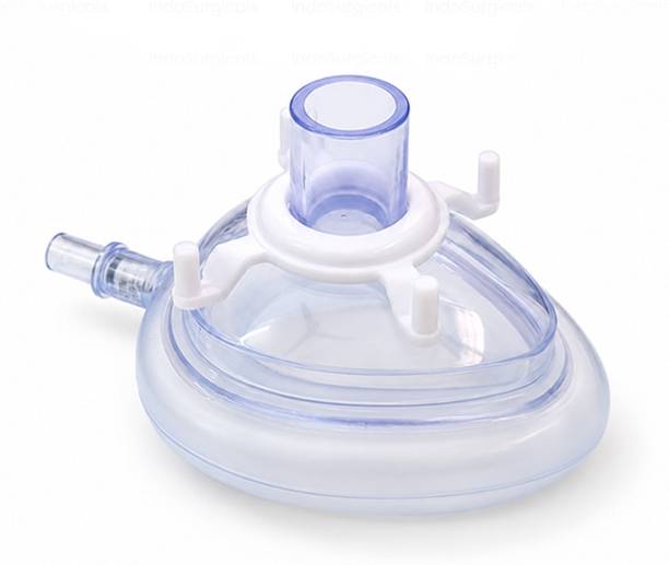 IS IndoSurgicals Air Cushioned Anesthesia Face Mask Air Cushioned Anesthesia Face Mask Reusable Surgical Mask
