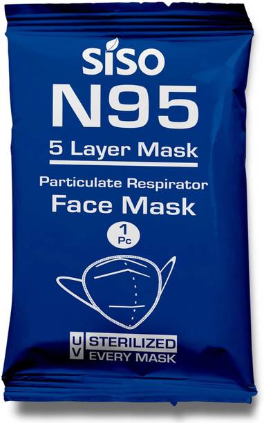 SISO N95 5 Layer Face Mask FFP2 (Pack of 20) - ISI Mark/BIS Certified N95 5 Layer Face Mask FFP2 (Pack of 20) - ISI Mark/BIS Certified