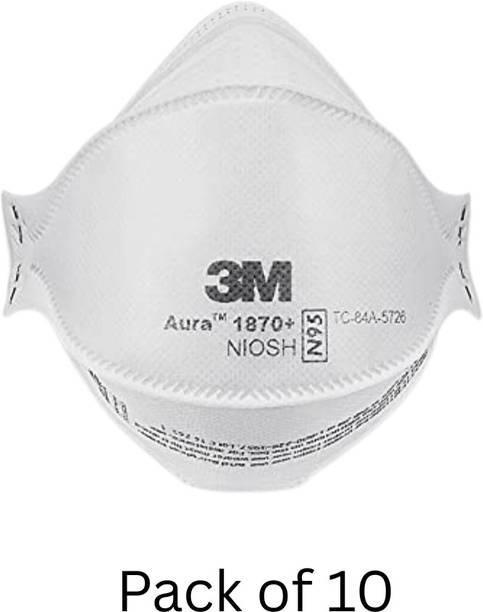 3M 1870+ Aura N95 Surgical Respirator Mask, FDA & NIOSH Approved Anti Pollution 1870 N95
