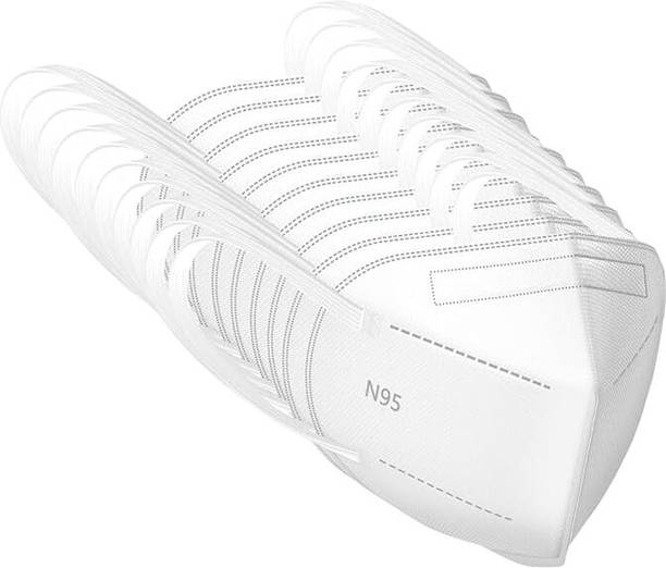 MR GLOVE N95 (White) 5 Layer Mask for Men ,Women Reusable, Washable, Water Resistant