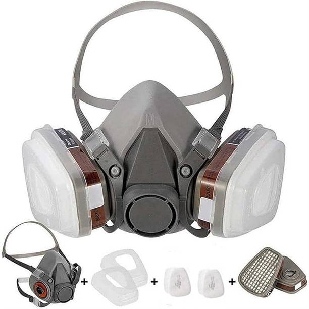 SHIVEXIM Half Face Cover Respirator Mask Sanding, Polishing, Spraying,Against Dust, Reusable