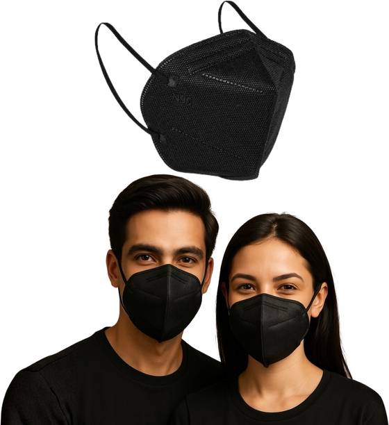 MASQ N95_BLACK_MASK N95Mask_05 Reusable, Water Resistant